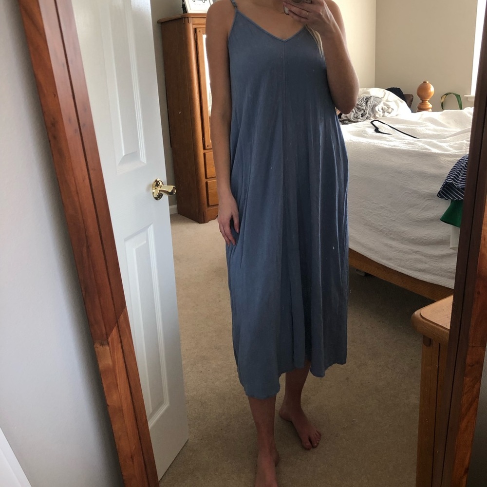 Long Blue Dress